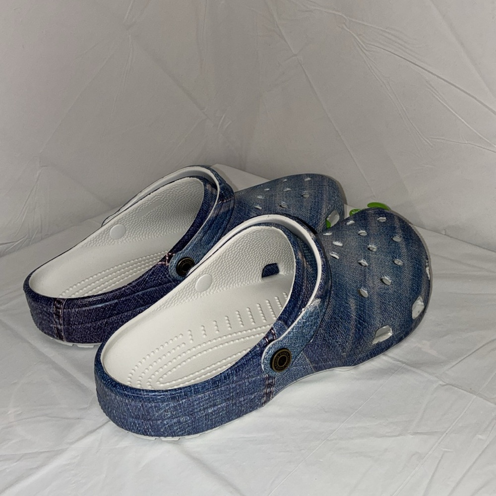Crocs classic denim clog Unisex M10/W11 - Picture 7 of 9